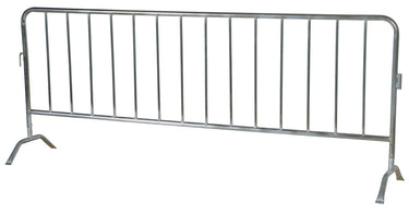 GALVANIZED BARRIER W/CURVED FEET